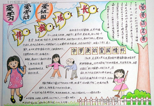 五一劳动节手抄报高清图片大全：向劳动者致敬2